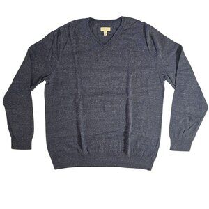 Sonoma Men’s Sweater - Size Large - Navy Blue - Cotton